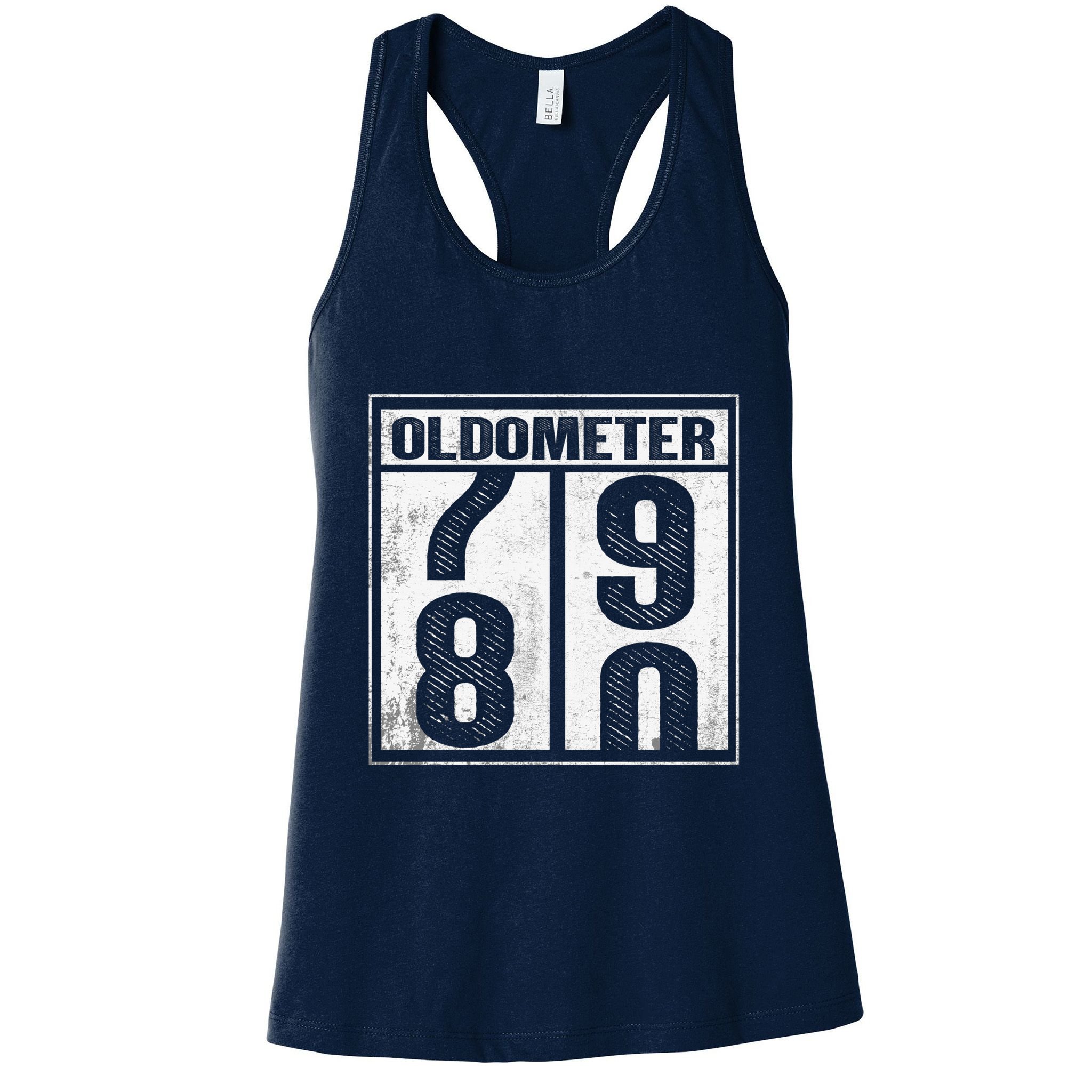 80th Birthday Eighty Years Old 80 Oldometer 7980 Retiring Womens Tank Top