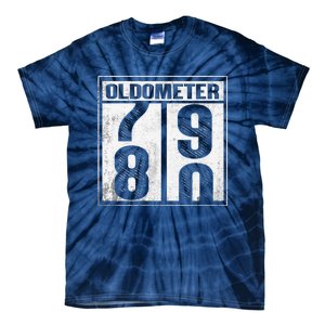 80th Birthday Eighty Years Old 80 Oldometer 7980 Retiring Tie-Dye T-Shirt