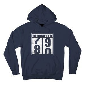 80th Birthday Eighty Years Old 80 Oldometer 7980 Retiring Tall Hoodie