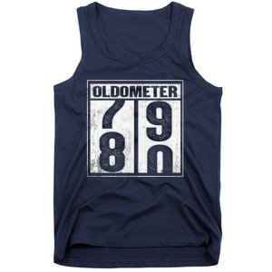 80th Birthday Eighty Years Old 80 Oldometer 7980 Retiring Tank Top