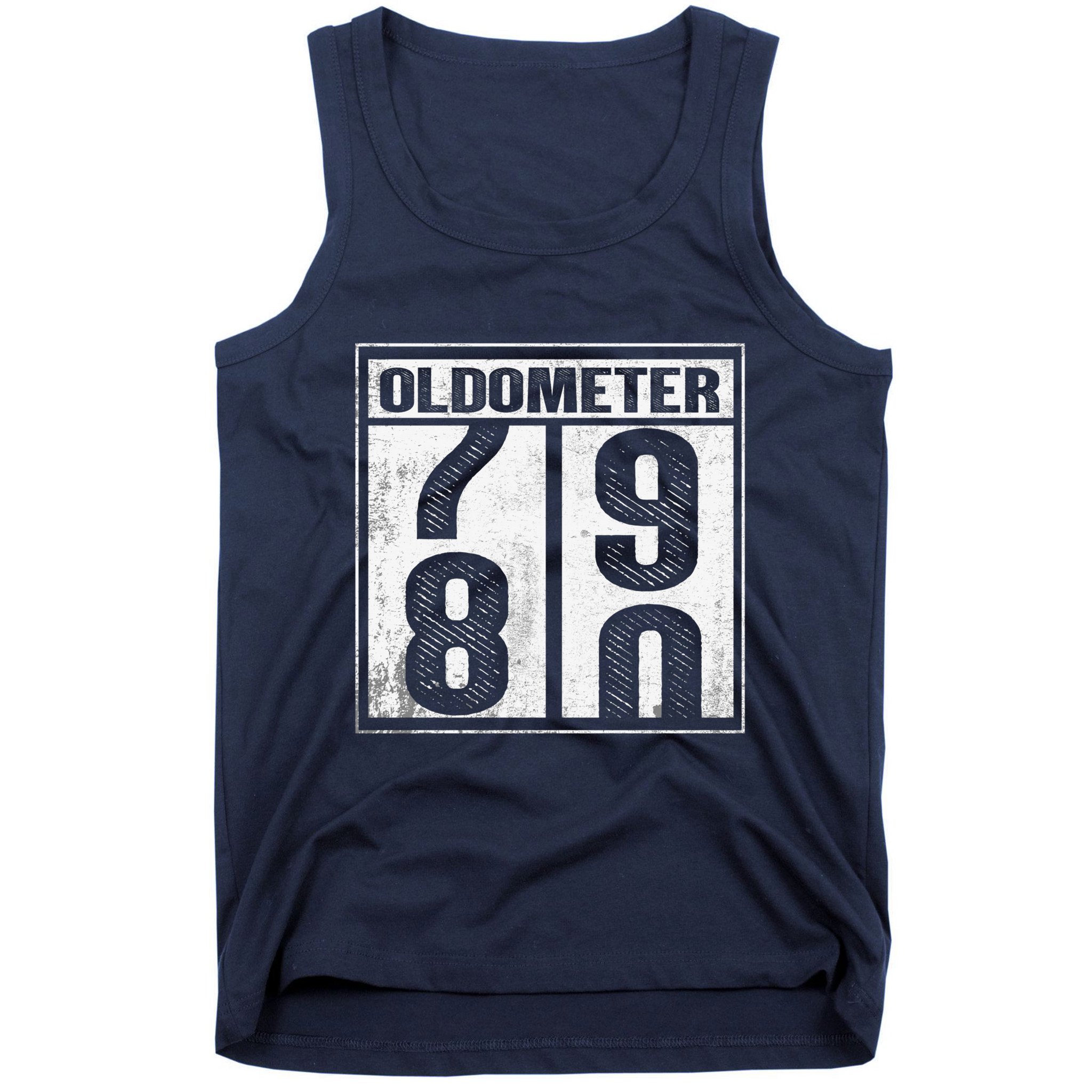 80th Birthday Eighty Years Old 80 Oldometer 7980 Retiring Tank Top