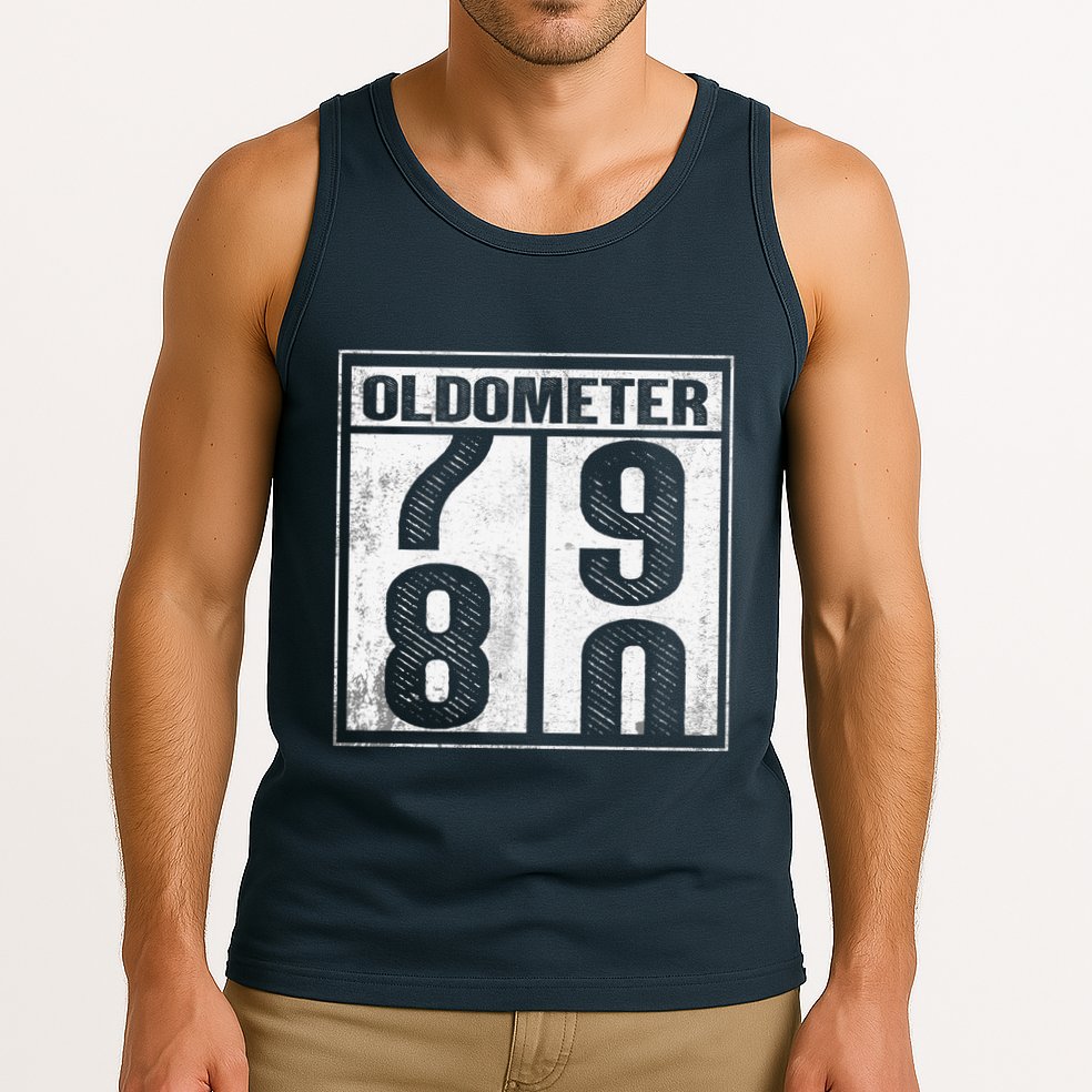 80th Birthday Eighty Years Old 80 Oldometer 7980 Retiring Tank Top