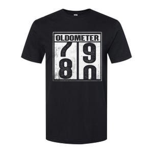 80th Birthday Eighty Years Old 80 Oldometer 7980 Retiring Softstyle CVC T-Shirt