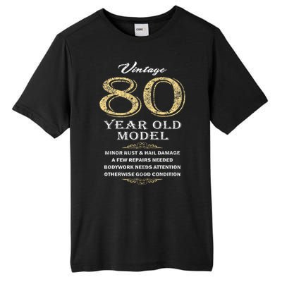 80th Birthday Funny Gift Idea Tall Fusion ChromaSoft Performance T-Shirt