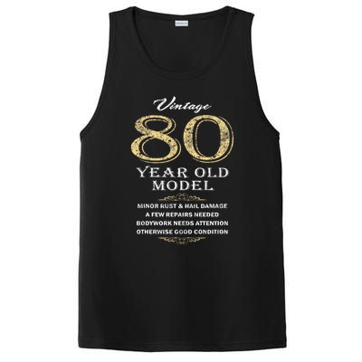 80th Birthday Funny Gift Idea PosiCharge Competitor Tank