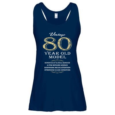 80th Birthday Funny Gift Idea Ladies Essential Flowy Tank