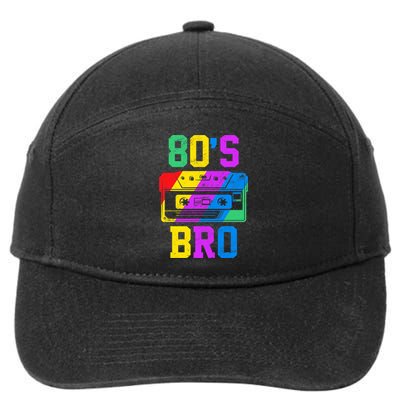 80's Bro Funny Retro 80's 90's Party Costume 80's Lover 7-Panel Snapback Hat