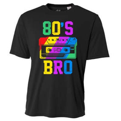 80s Bro Funny Retro 80s 90s Party Costume 80s Lover Cooling Performance Crew T-Shirt