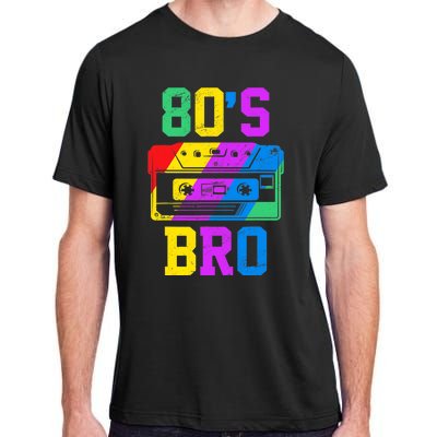 80s Bro Funny Retro 80s 90s Party Costume 80s Lover Adult ChromaSoft Performance T-Shirt