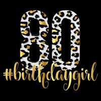 80th Birthday Girl Crown 80 Years Old Bday Backpack