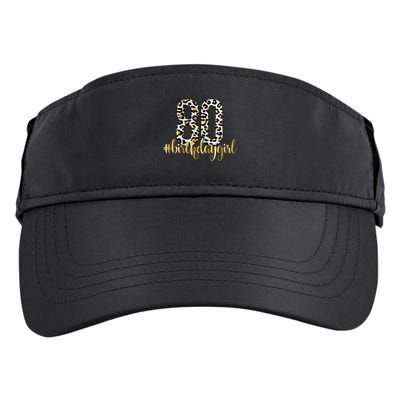 80th Birthday Girl Crown 80 Years Old Bday Adult Drive Performance Visor