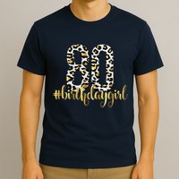 80th Birthday Girl Crown 80 Years Old Bday T-Shirt
