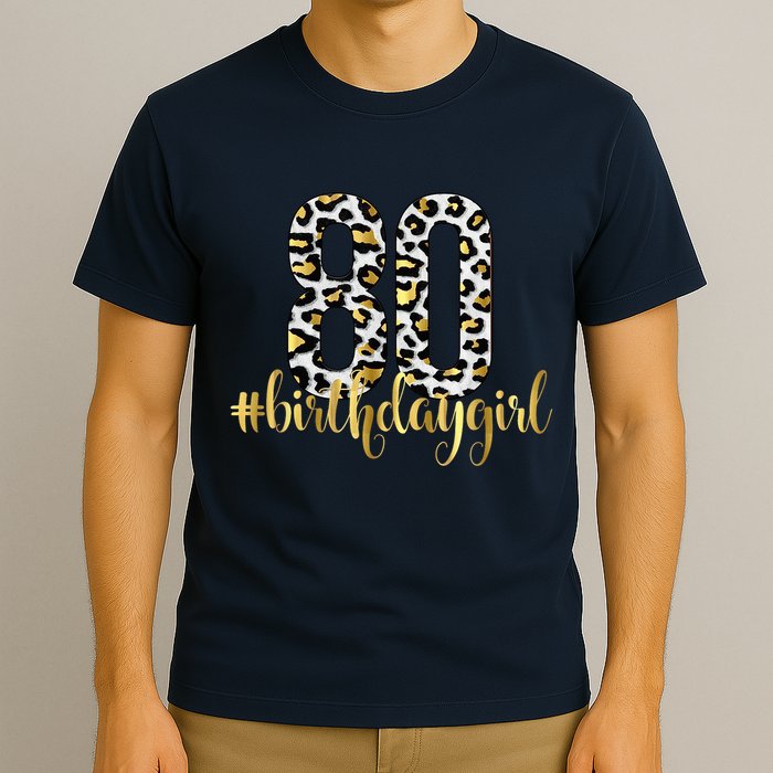 80th Birthday Girl Crown 80 Years Old Bday T-Shirt