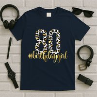80th Birthday Girl Crown 80 Years Old Bday T-Shirt
