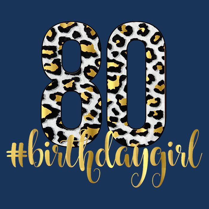 80th Birthday Girl Crown 80 Years Old Bday T-Shirt