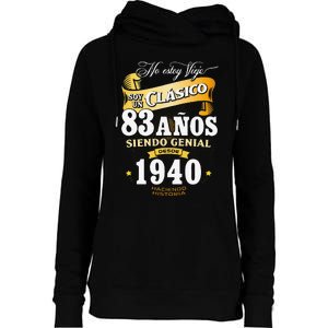 83rd Birthday Gift For In Spanish Regalo Cumpleanos 83 Womens Funnel Neck Pullover Hood