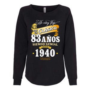 83rd Birthday Gift For In Spanish Regalo Cumpleanos 83 Womens California Wash Sweatshirt