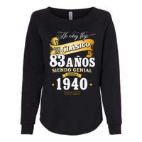 83rd Birthday Gift For In Spanish Regalo Cumpleanos 83 Womens California Wash Sweatshirt