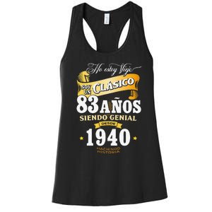 83rd Birthday Gift For In Spanish Regalo Cumpleanos 83 Women's Racerback Tank