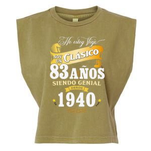 83rd Birthday Gift For In Spanish Regalo Cumpleanos 83 Garment-Dyed Women's Muscle Tee