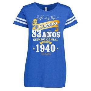 83rd Birthday Gift For In Spanish Regalo Cumpleanos 83 Enza Ladies Jersey Football T-Shirt