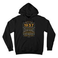 86th Birthday Gift 86 Years Old Retro Vintage February 1937 Tall Hoodie