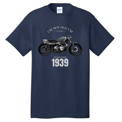 85th Birthday Gift Man Motorcycle Motorcyclist Biker 1939 Tall T-Shirt