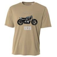 85th Birthday Gift Man Motorcycle Motorcyclist Biker 1939 Cooling Performance Crew T-Shirt