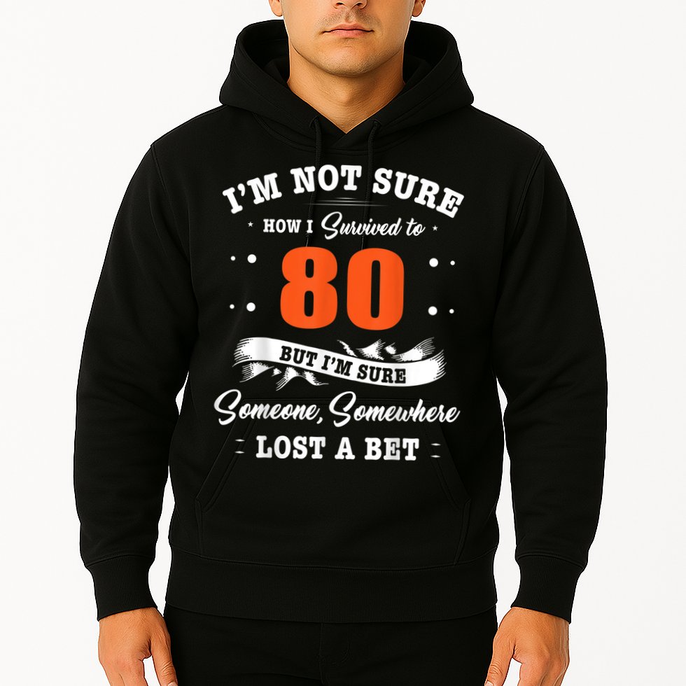 80th Birthday Gifts I Survived 80 Years Old Funny TZ2 Hoodie