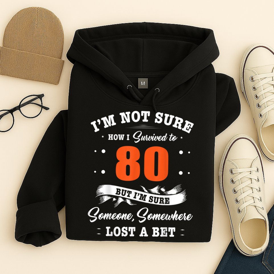 80th Birthday Gifts I Survived 80 Years Old Funny TZ2 Hoodie