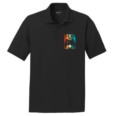 8th Birthday Gaming Gift, Gaming Birthday Level 8 Unlocked PosiCharge RacerMesh Polo