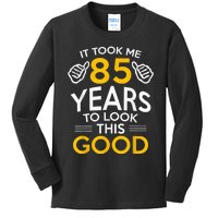 85th Birthday Gift, Took Me 85 Years - 85 Year Old Kids Long Sleeve Shirt