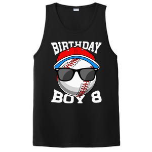 8th Birthday Gift Baseball Player 8 Years Old PosiCharge Competitor Tank