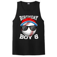 8th Birthday Gift Baseball Player 8 Years Old PosiCharge Competitor Tank