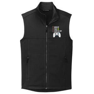 8th Birthday Gamer Video Games Gaming 8 Years Old Boy Collective Smooth Fleece Vest