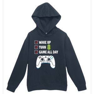 8th Birthday Gamer Video Games Gaming 8 Years Old Boy Urban Pullover Hoodie