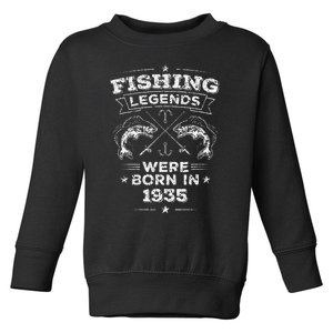 88th Birthday Gifts For Her Best Friend 1935 Birthday Gift Toddler Sweatshirt