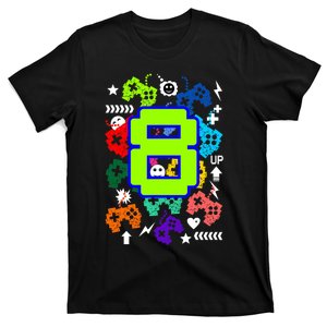 8th Birthday Gamer Its My Birthday 8 T-Shirt