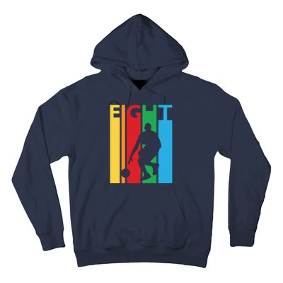 8th Birthday Gift Eight Colorful Basketball 8 Year Old Hoodie