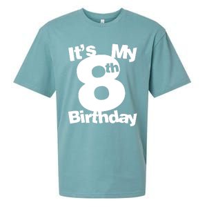 8th Birthday. Its My 8th Birthday 8 Year Old Birthday Sueded Cloud Jersey T-Shirt