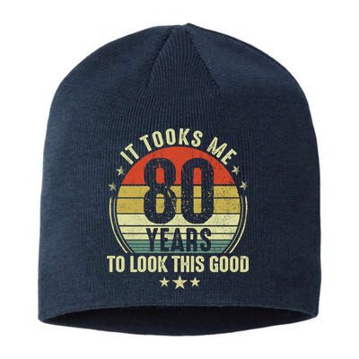 80th Birthday: It Took Me 80 Years To Look This Good Sustainable Beanie