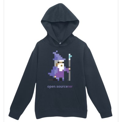 8 Bit Open Source Sorcerer Programming Urban Pullover Hoodie