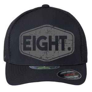 8th Birthday Of Boy Or Girl 8 Years Old Eight Flexfit Unipanel Trucker Cap