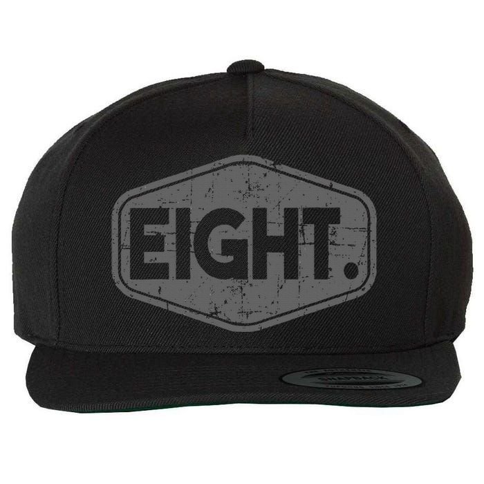 8th Birthday Of Boy Or Girl 8 Years Old Eight Wool Snapback Cap