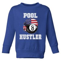 8 Ball Pool Hustler Billiards Funny Gift Pool Player Great Gift Toddler Sweatshirt