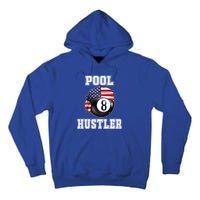 8 Ball Pool Hustler Billiards Funny Gift Pool Player Great Gift Tall Hoodie