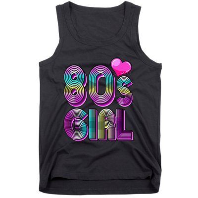 80's Birthday Party Costume Retro Vintage Gift Women Tank Top