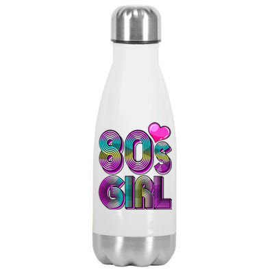 80's Birthday Party Costume Retro Vintage Gift Women Stainless Steel Insulated Water Bottle