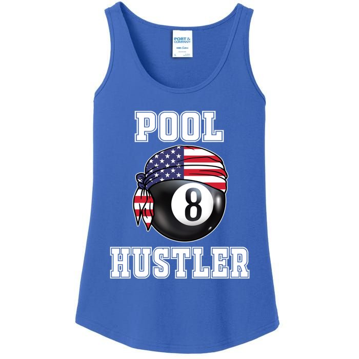 8 Ball Pool Hustler Billiards Funny Gift Pool Player Gift Ladies Essential Tank