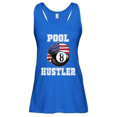 8 Ball Pool Hustler Billiards Funny Gift Pool Player Gift Ladies Essential Flowy Tank